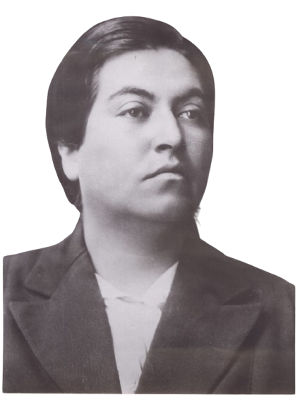 Lateinamerikanische Frau mit dunklen Haaren namens Gabriela Mistral