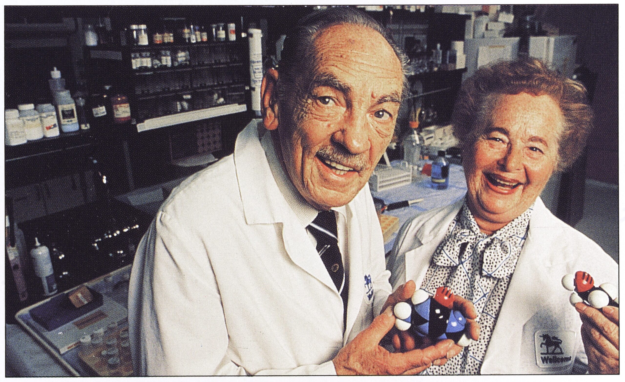 Hitchings und Elion im Wellcome Labor